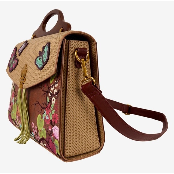 NEW! Loungefly MARVELS Guardians of the Galaxy Groot Floral Crossbody Bag - Picture 2 of 4